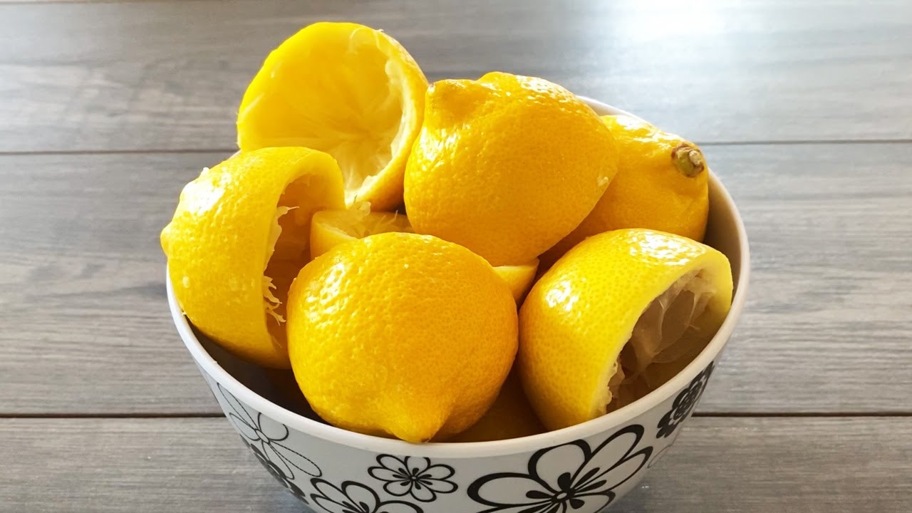 Je ne jette jamais les peaux de citron 🍋