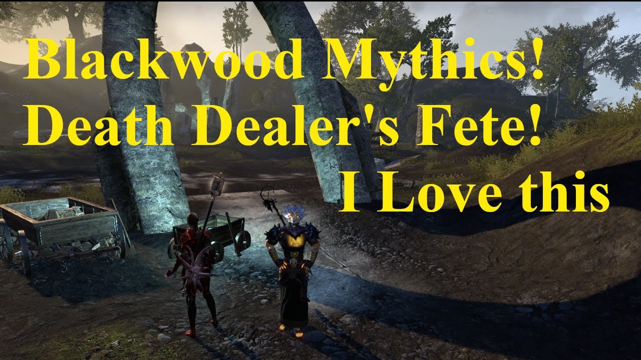 ESO Blackwood Mythics! Праздник Смертоносца! Обожаю этот мифический мир!
