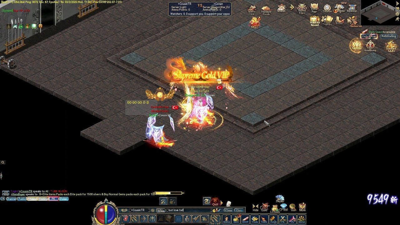 Conquer Online | Arena Qualifier Vs Archer & Vs Warrior