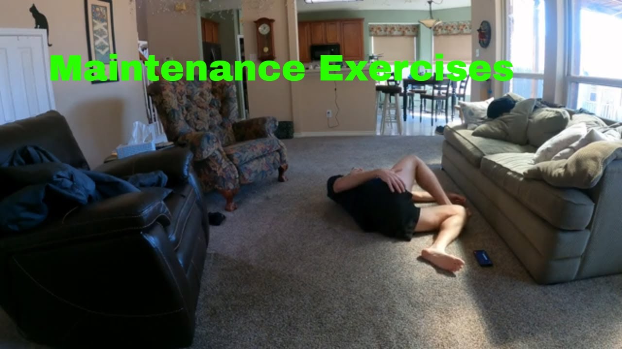 Maintenance exercises I do to help prevent low back and piriformis pain.