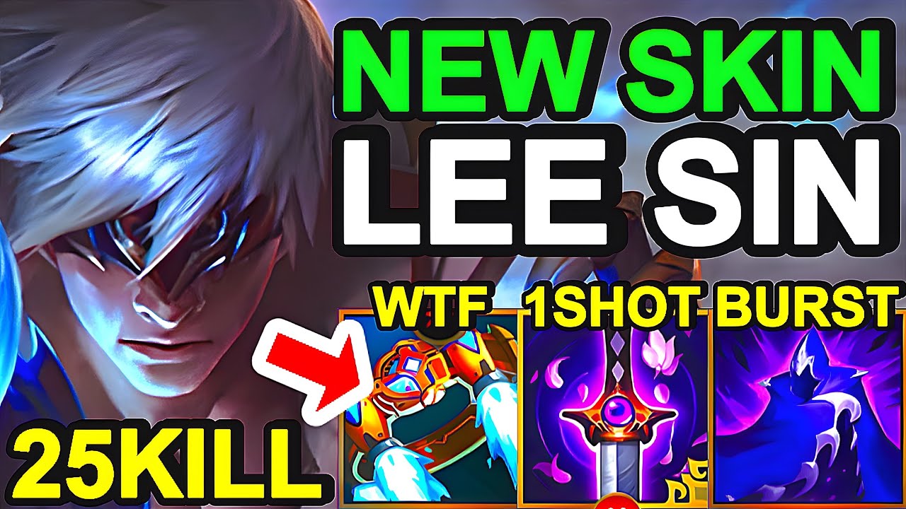Wild Rift China Lee Sin Jungle - New Skin Solo Carry Leesin Build Runes - Storm Dragon Lee Sin Skin