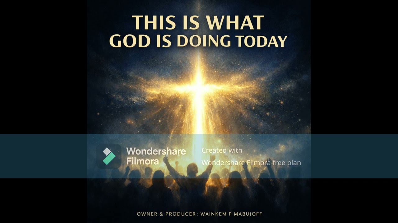This Is what God is doing. 