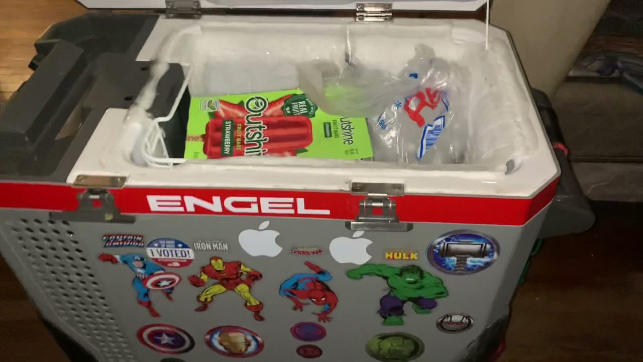 Engel cooler MR040 40 quart portable top opening 12/24V DC or 110 AC fridge/freezer