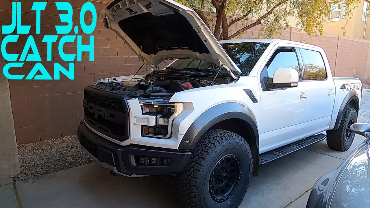 Installing JLT 3.0 Oil Catch Can On 2017 Ford F150 Raptor