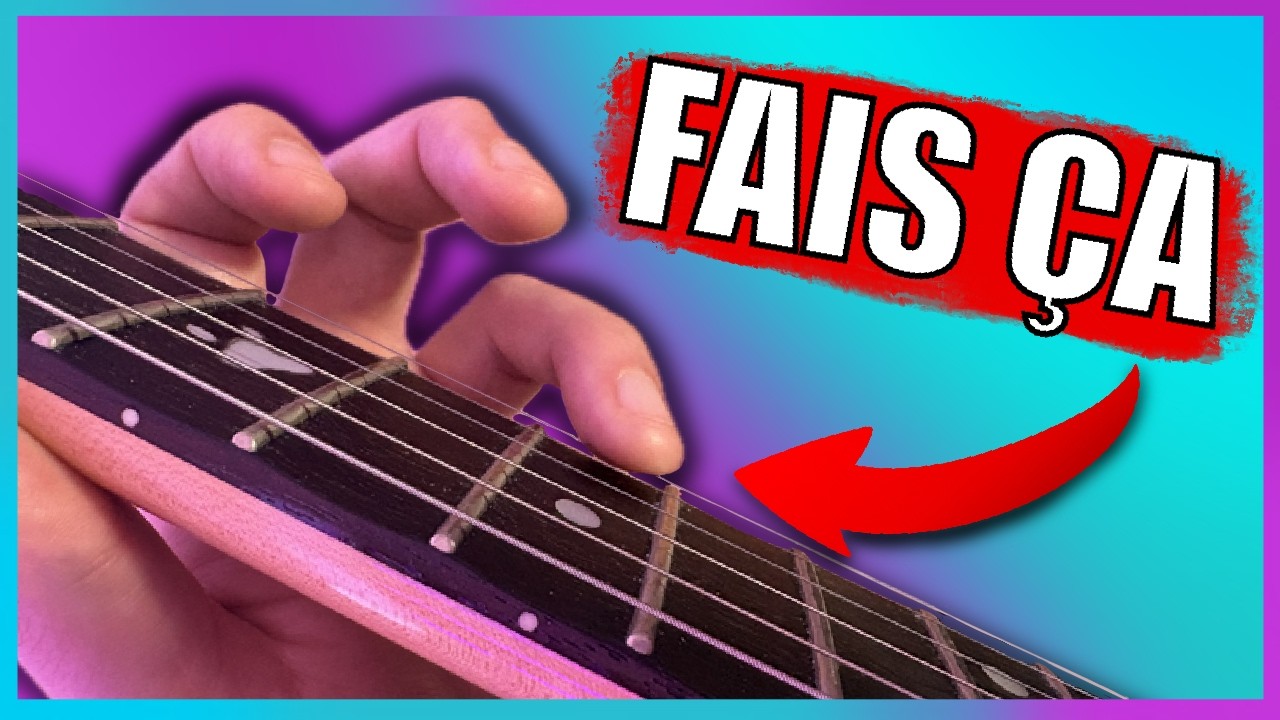 Les 3 DÉTAILS qui bloquent la vitesse de la plupart des guitaristes