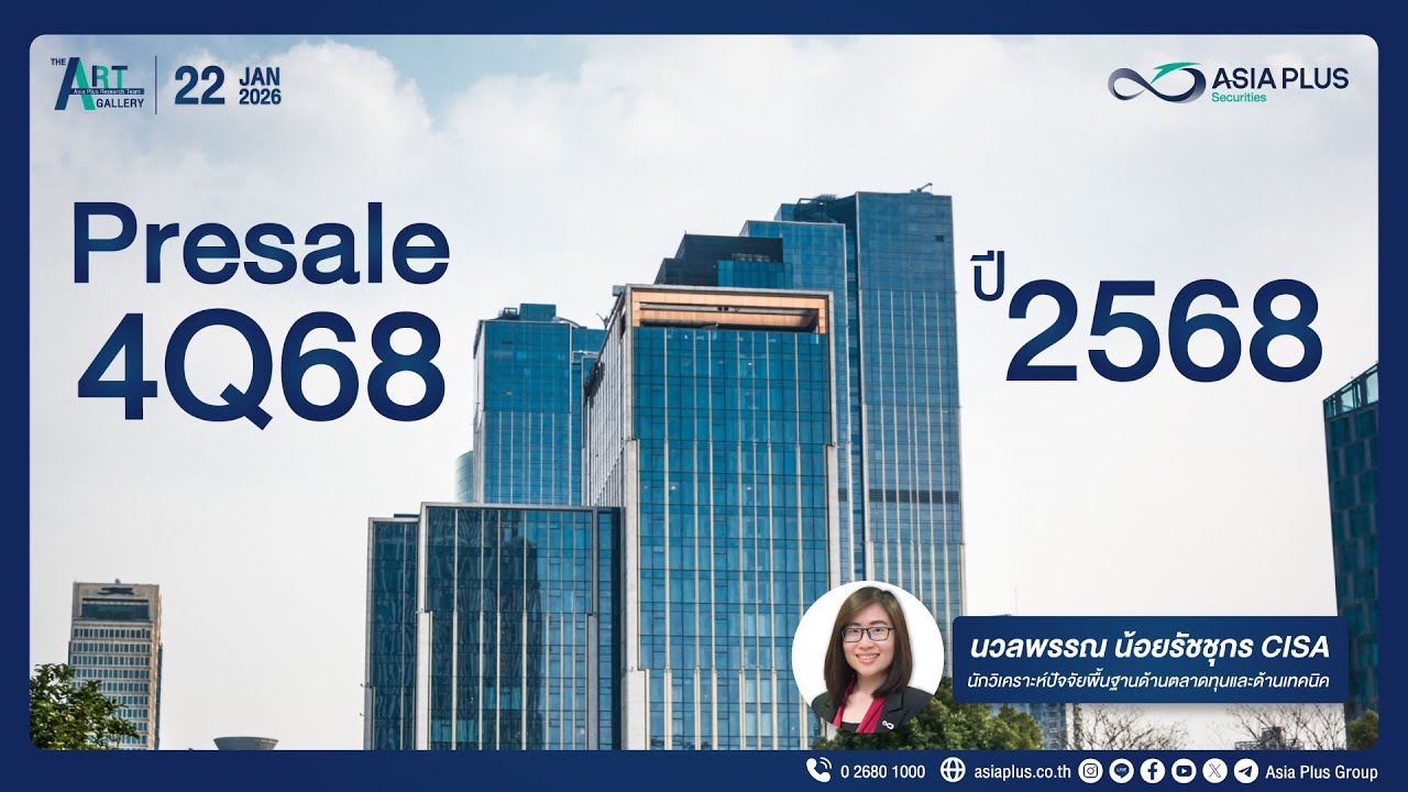 Presale 4Q68 และทั้งปี 2568 กลุ่มพัฒนาที่อยู่อาศัยเป็นอย่างไร | The Art Gallery by ASP Research Team