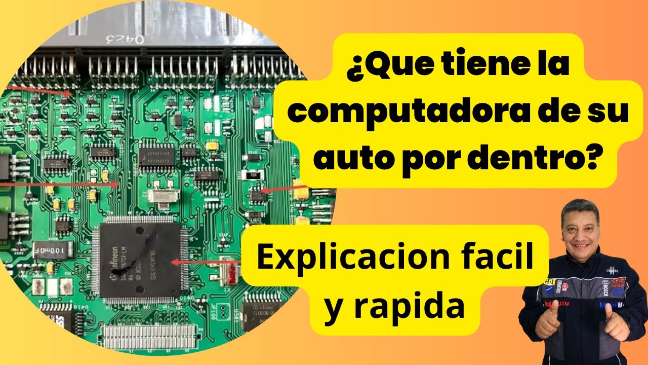 ¿Qué tiene una computadora de su auto por dentro?  Explicado fácil en 7 minutos.