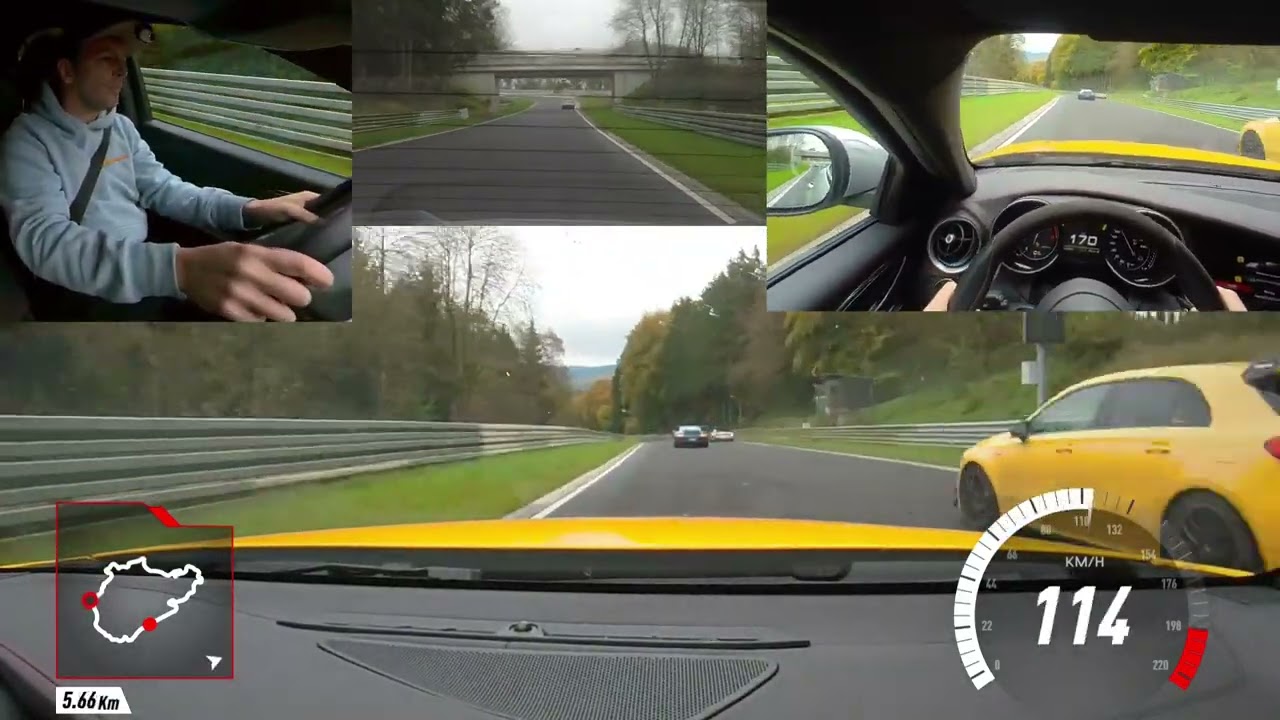 Nürburgring Giulia Quadrifoglio - close calls?