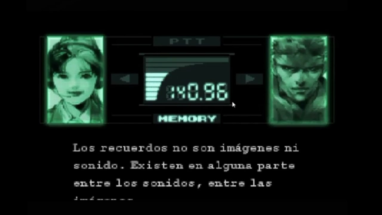 metal gear solid - sobre los recuerdos 