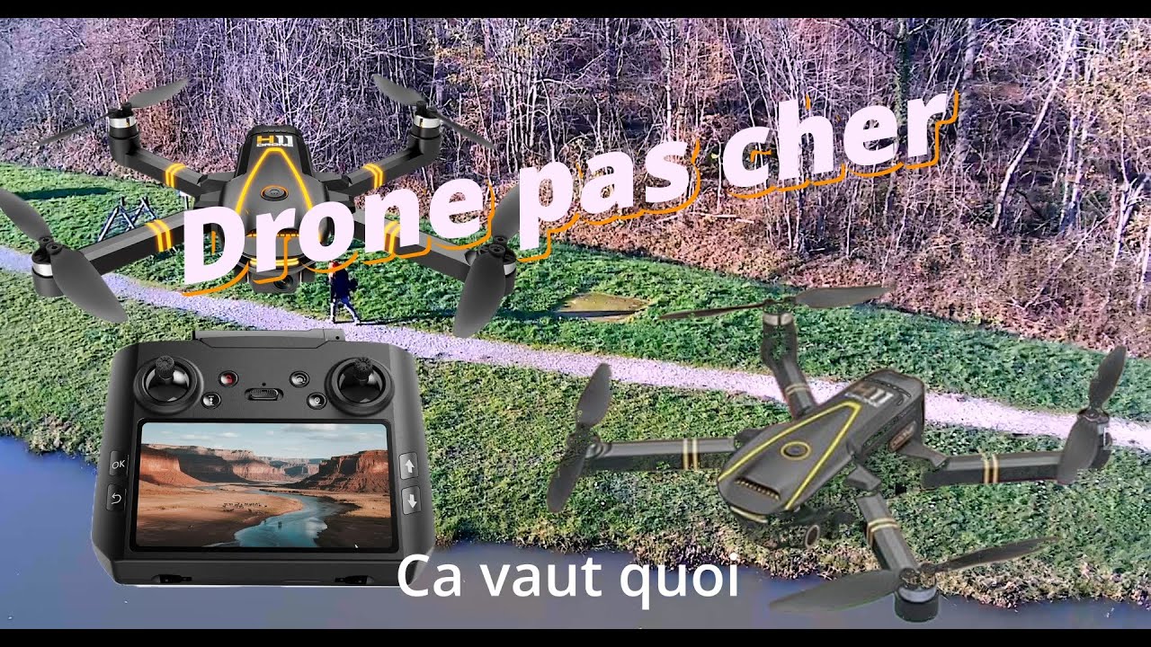 Test du drone pas cher Amazon 🛸 – super résultats MAIS stabilisation vidéo à revoir !