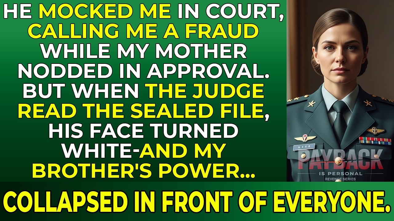 My Brother Mocked My Service — But the Judge’s Shocking Words Changed Everything