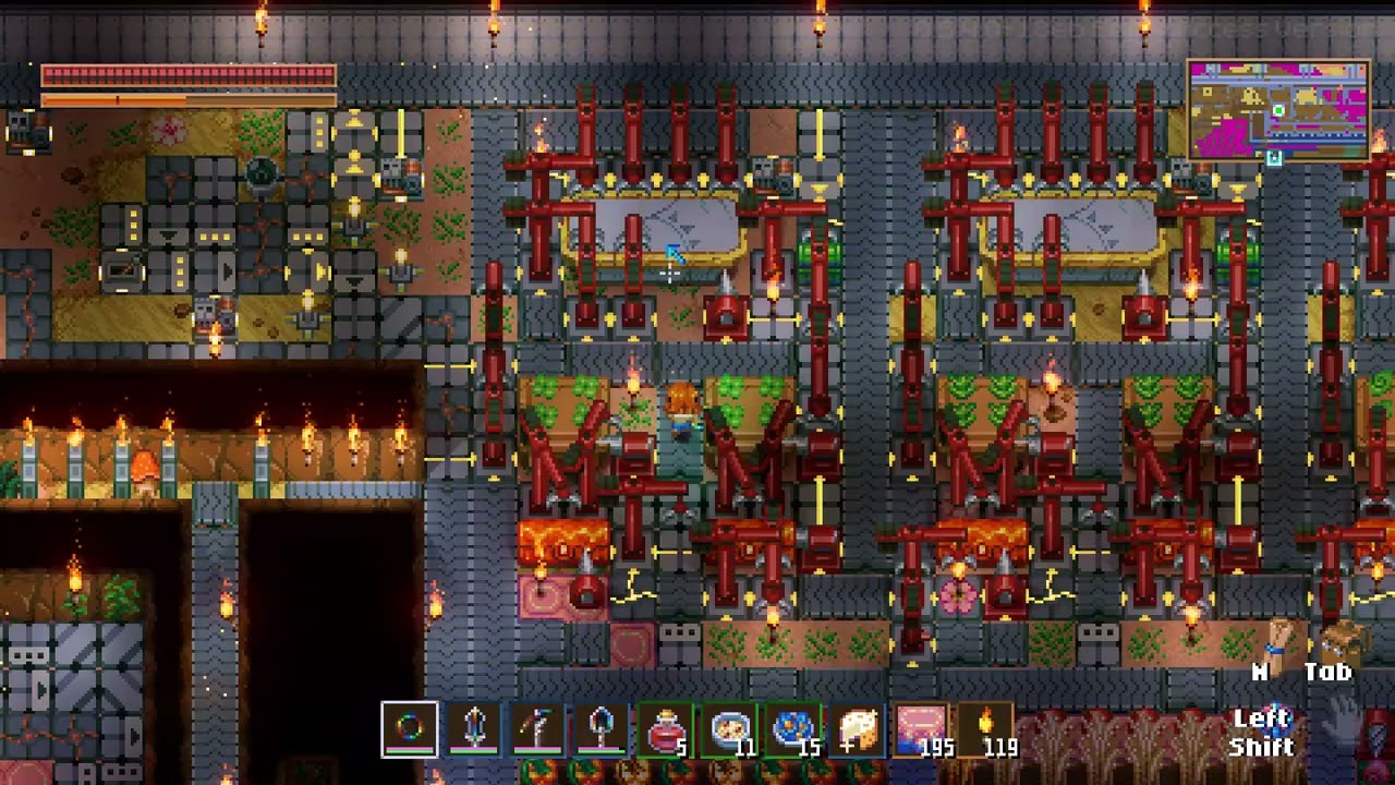 Core Keeper - 6 Crop AFK Farm + Cooker | Part 5: Timer + Circuitry