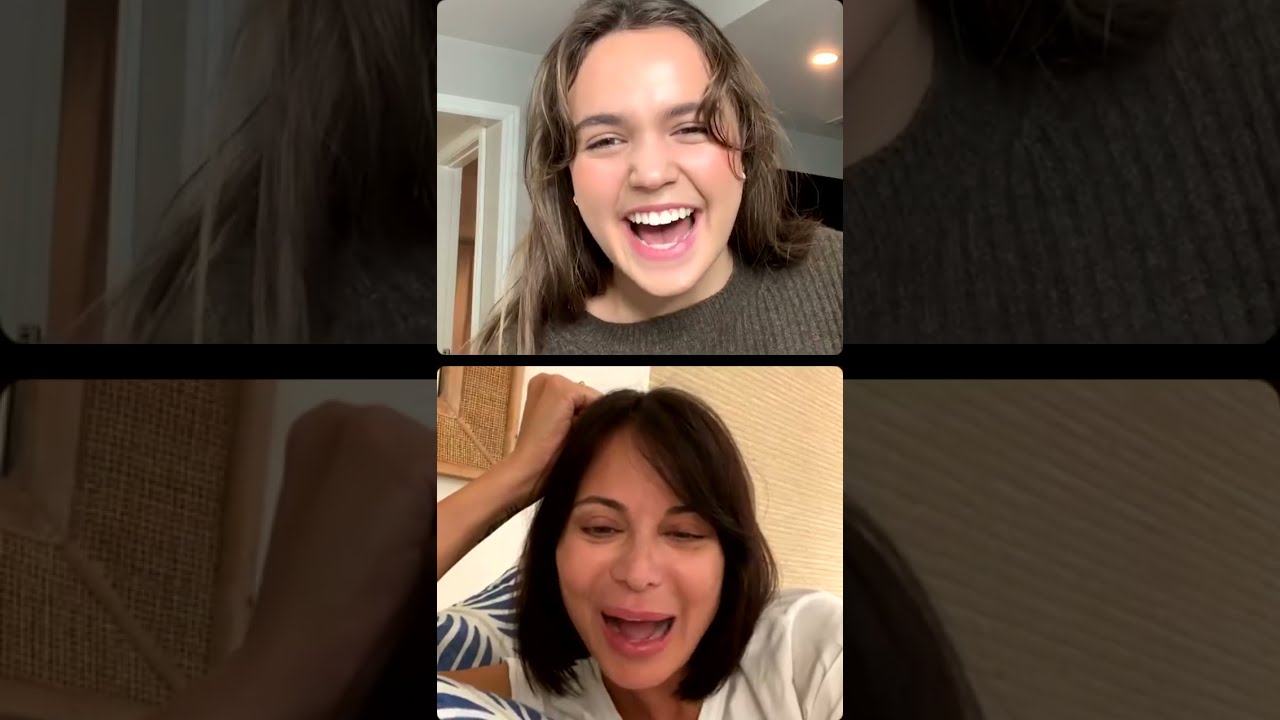 Catherine Bell live with Bailee Madison for Good Witch season 7