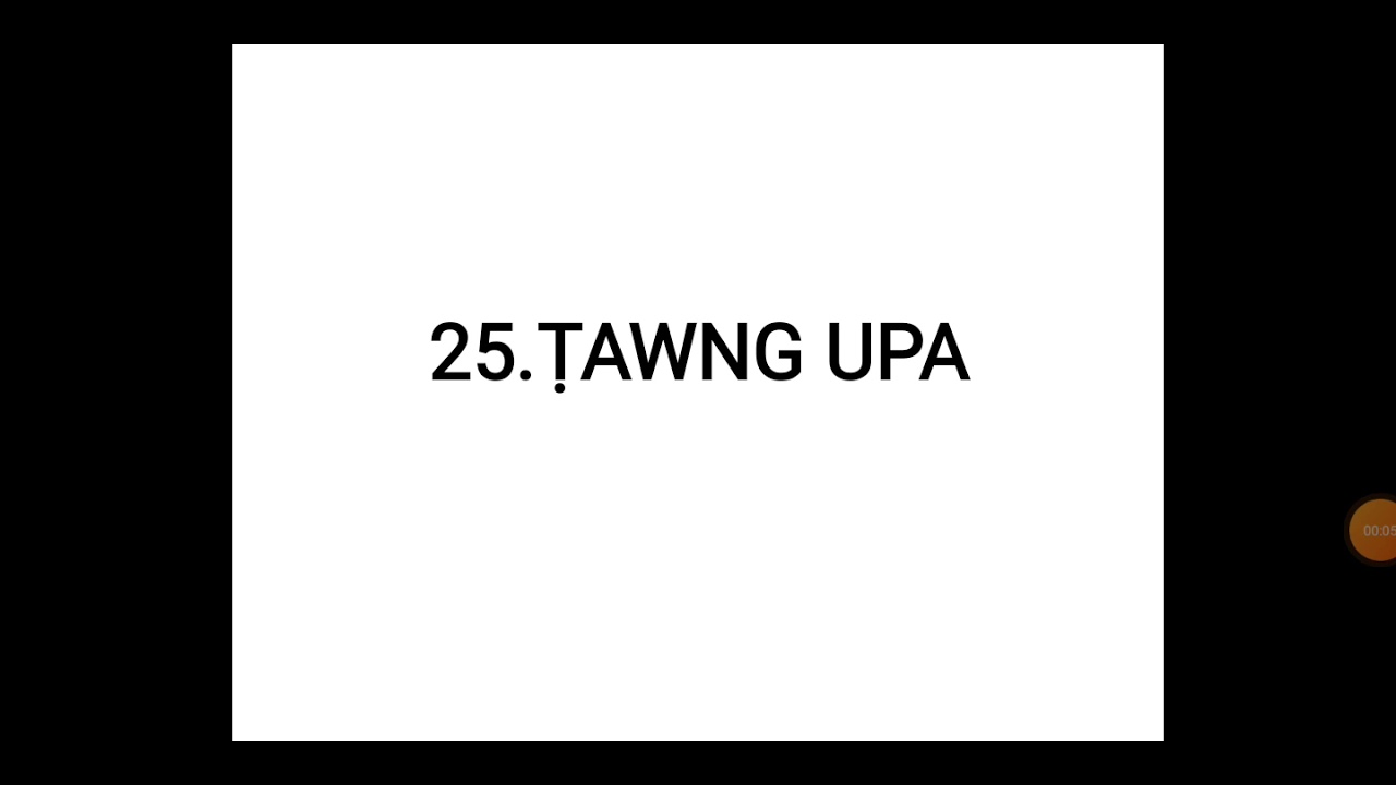 mizo tawng upa
