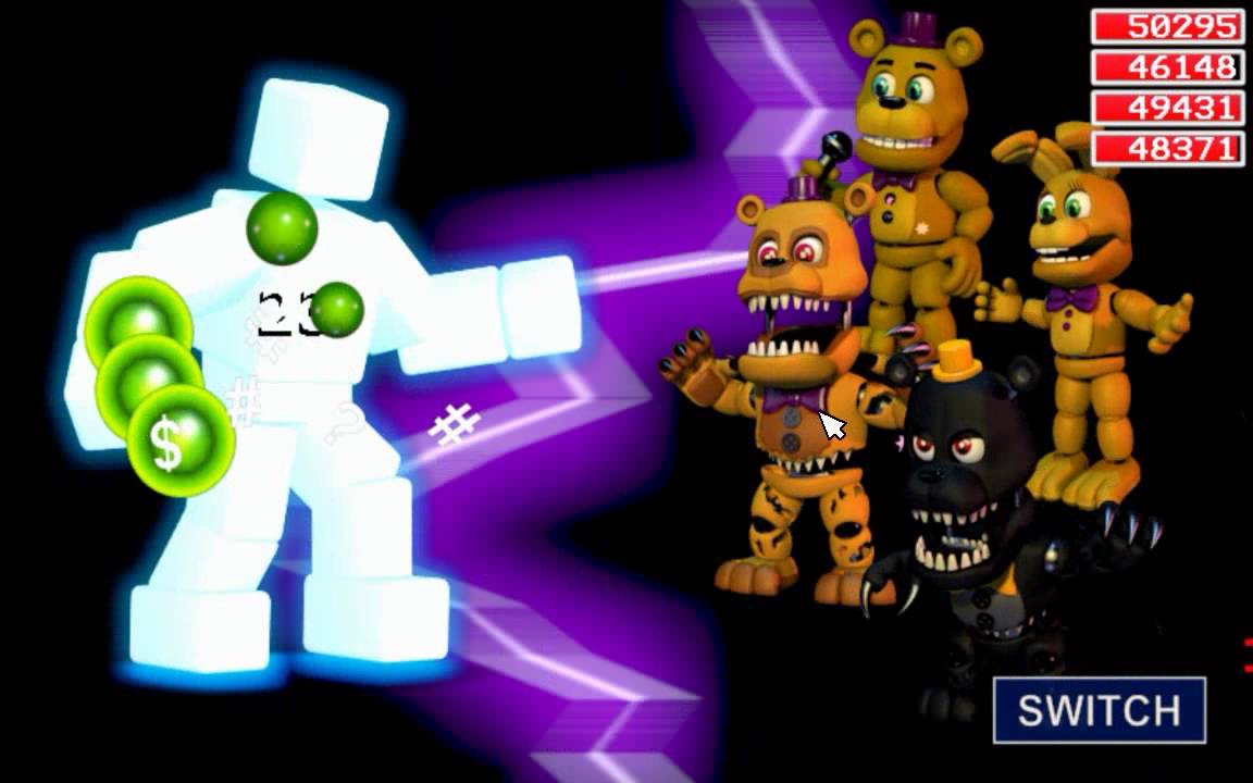 FNAF World: Security and Scott Cawthon BOSS FIGHT [H4X]