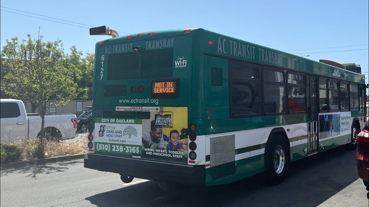 AC Transit #6127 (662) to 40 Street & Broadway (FULL ROUTE)
