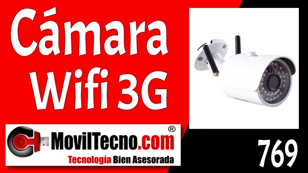 Cámaras de vigilancia con tarjeta sim gsm 3G - MovilTecno.com