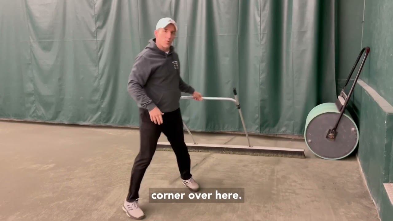 Cleaning the court after play - best practices