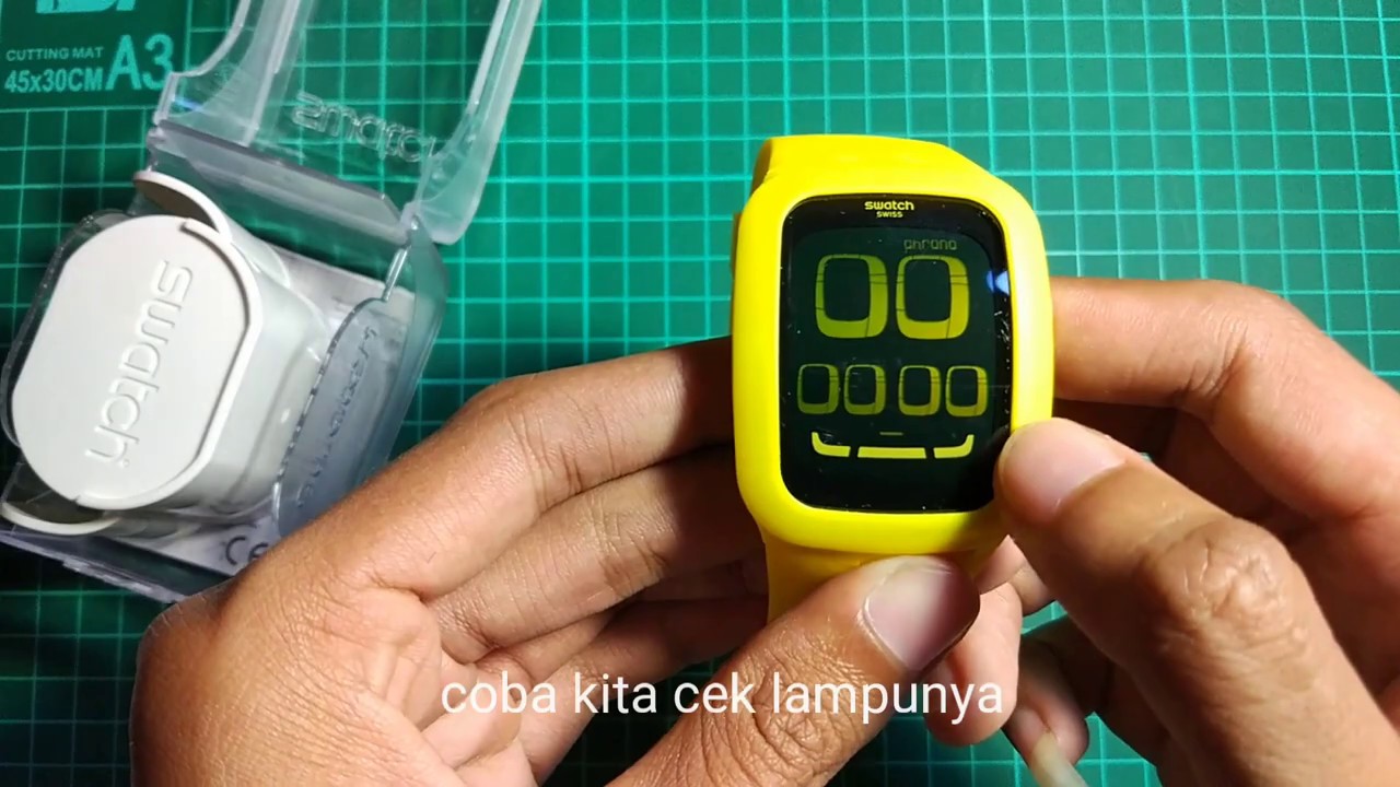 Swatch Tendone Touch Watch Surb122 Unboxing and Setting