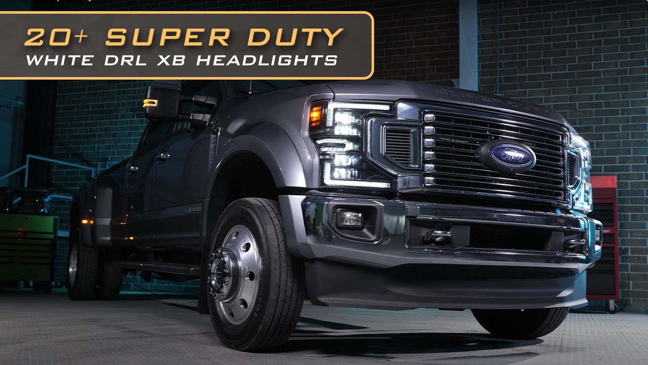 2020+ Ford Super Duty - Morimoto XB LED Headlights - White DRL | Install and Review