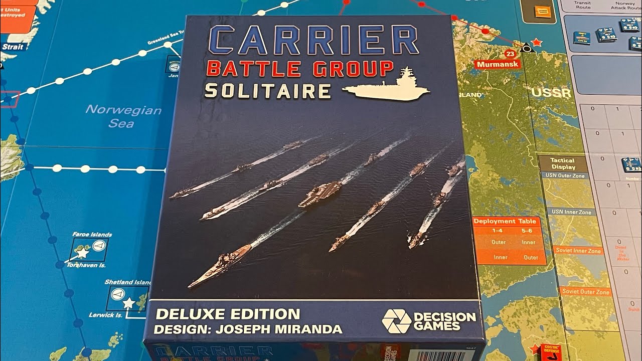 Пасьянс «Боевая группа авианосцев» (Decision Games) — AAR и фильм