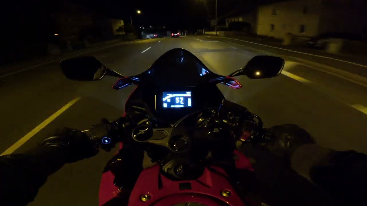 Chill Night Ride with my 2024 Honda CBR650R