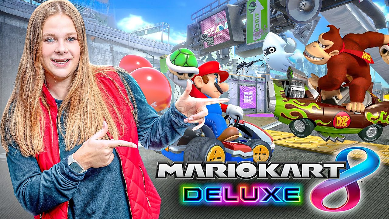 Assistant and Mr Engineer Play Mario Kart as Mario and Bowser
