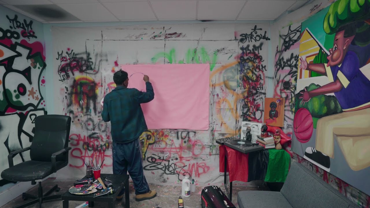 How To Make Abstract Art: In The Studio With Rathagod