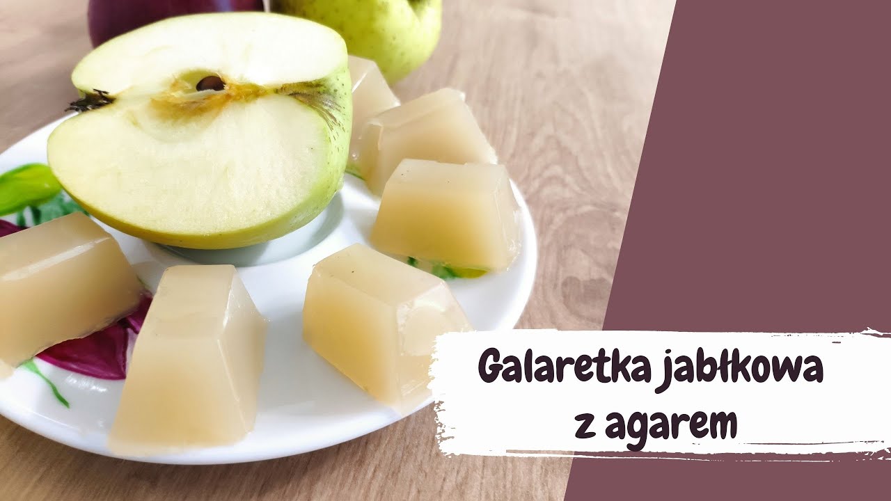 005 Galaretka jabłkowa z agarem | BEZ CUKRU | WEGE