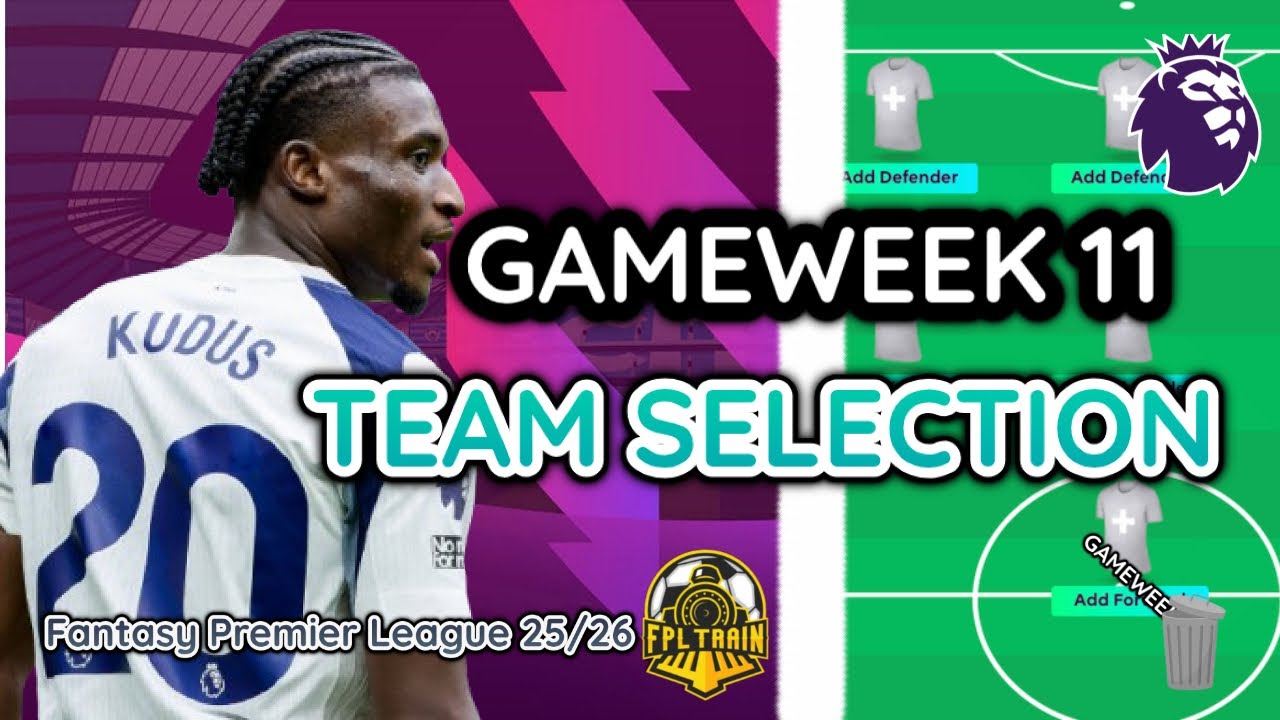 THE HORROR CONTINUES! GAMEWEEK 11 | MY TEAM SELECTION | Fantasy Premier League 2025/26