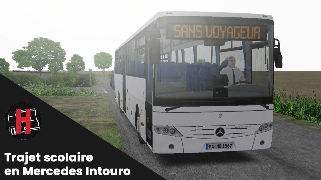 Omsi 2 : Mercedes Intouro Euro VI Manual Driving - Ligne Scolaire Horizon16