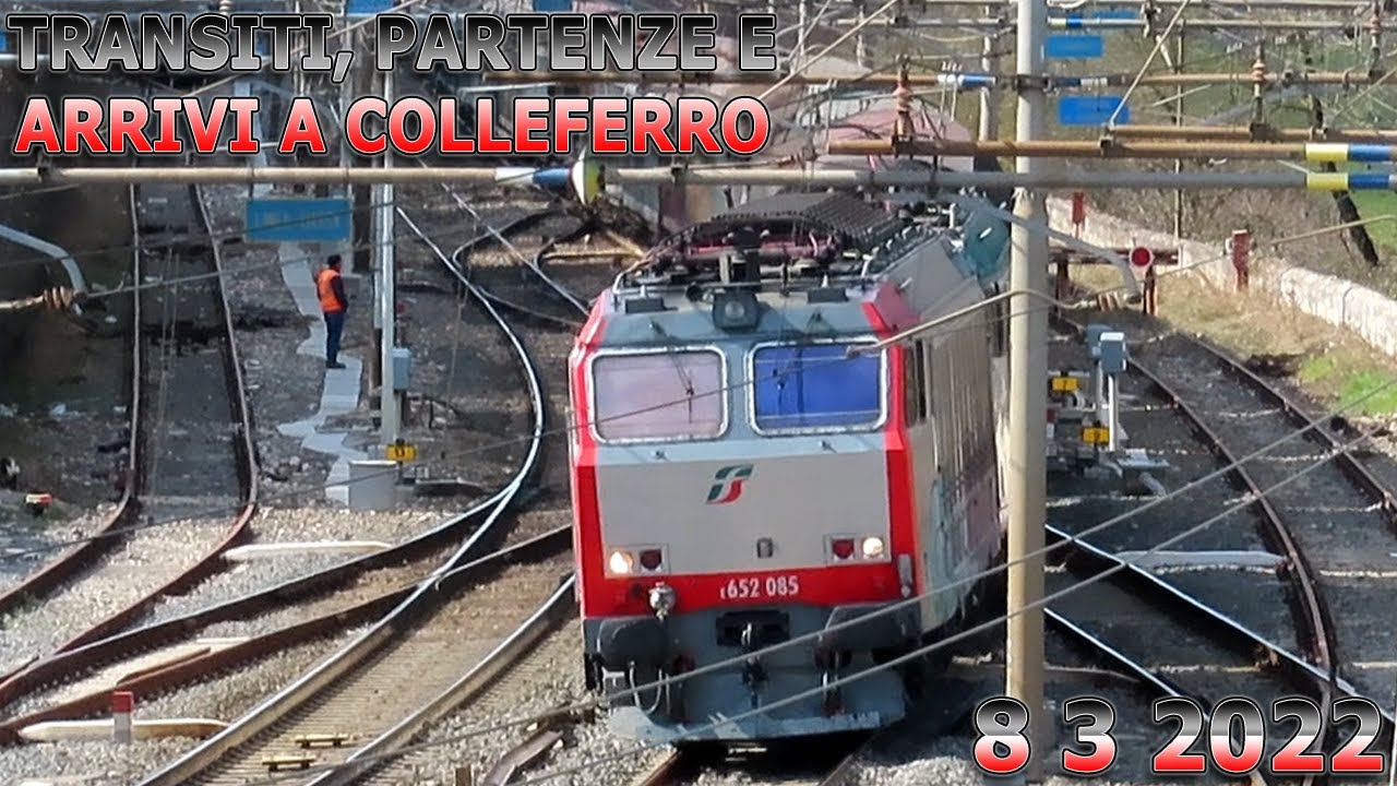 transiti, partenze e arrivi a Colleferro - 8 3 2022