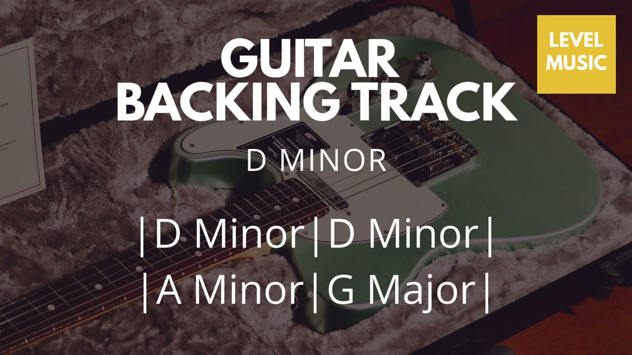 Rock Funk Guitar Backing Track D Minor | 114 Bpm | Level Music