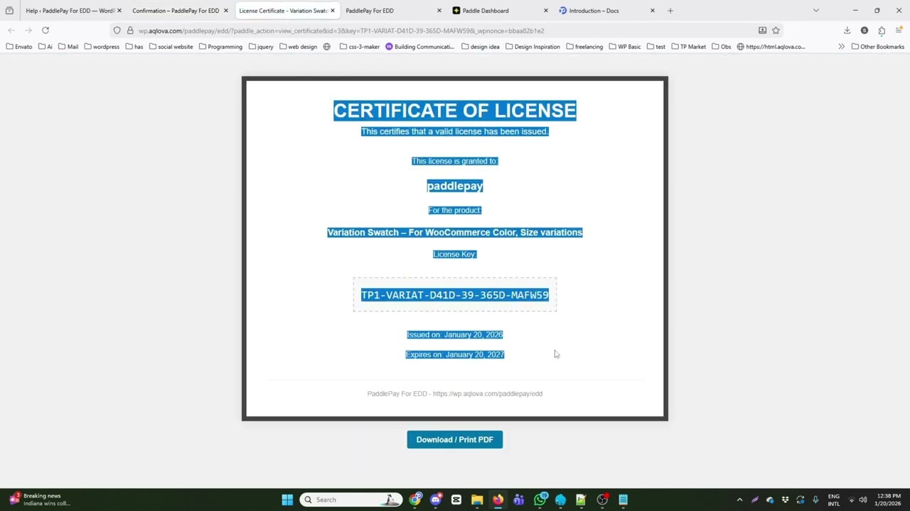 PaddlePay For  Easy Digital Downloads (EDD) Intro