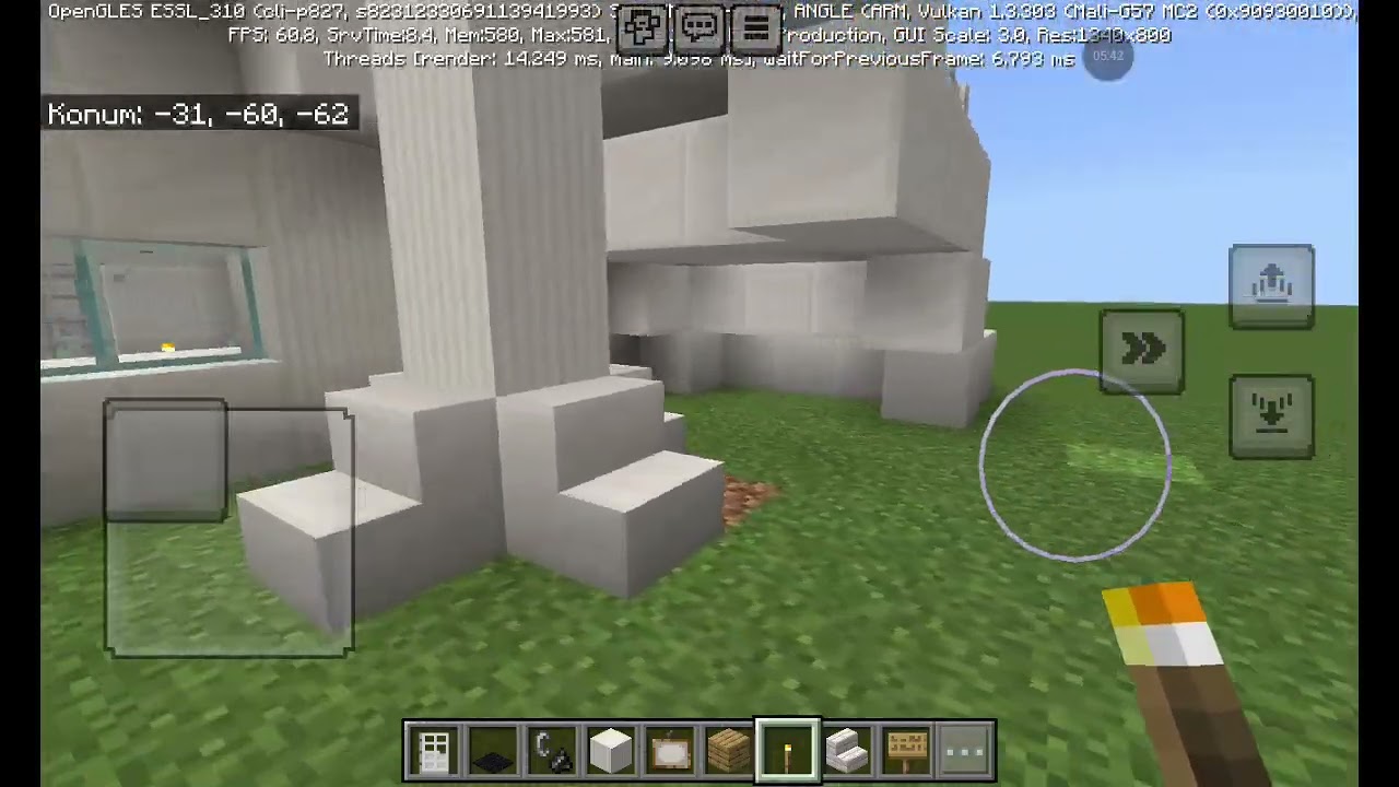 Minecraft ta evimi tanıttım