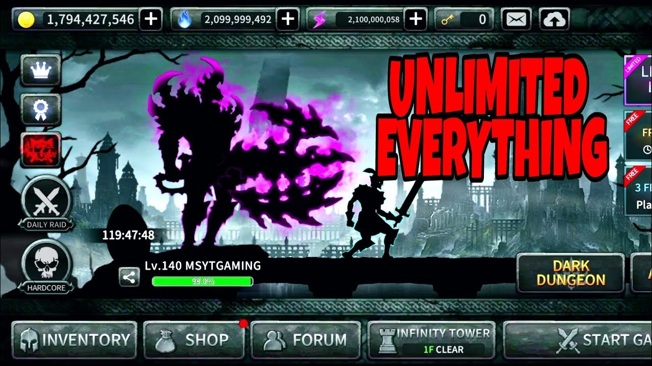 DARK SWORD HACK || NO ROOT || BY MS-YT-GAMING