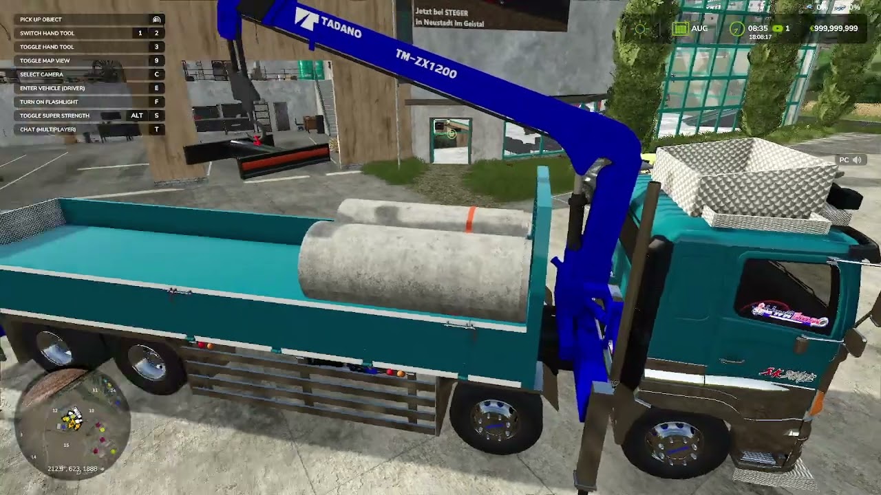 S700 12ล้อขนท่อไปส่งหน้างานบนเขา EP.1 FARMING SIMULATOR 25