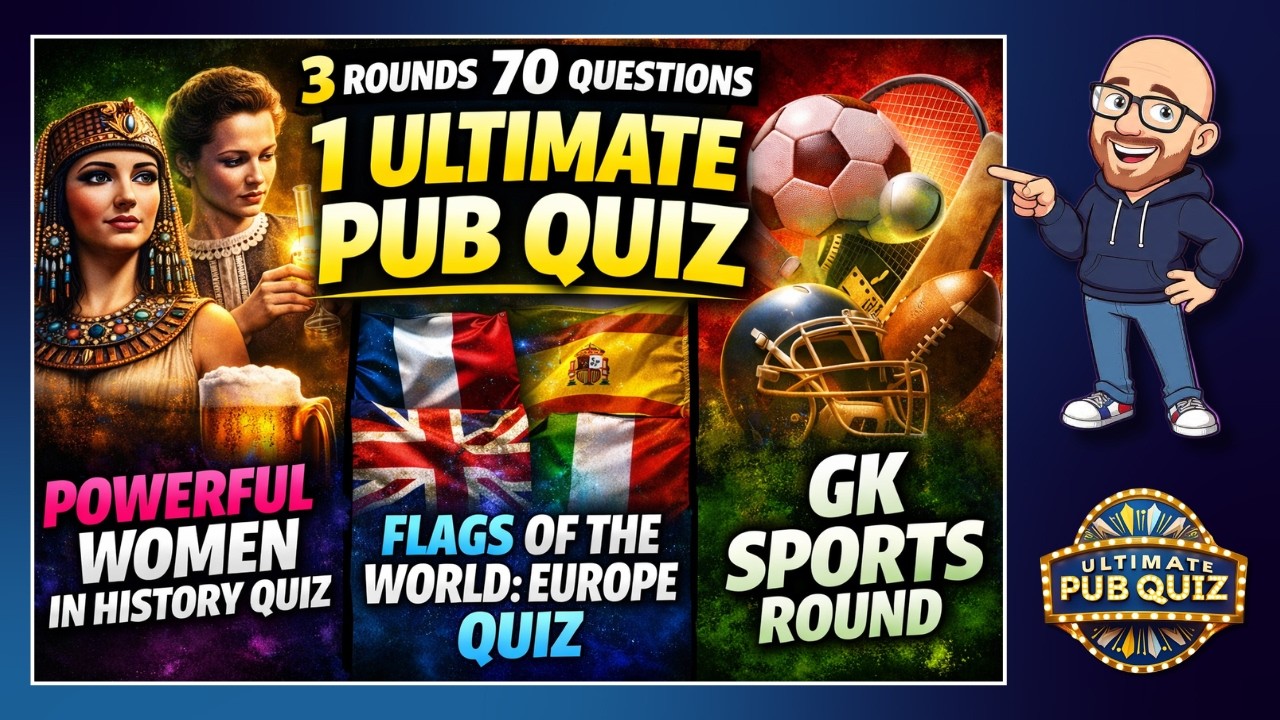 3 Rounds. 70 Questions. 1 ULTIMATE Pub Quiz! 🧠🍻 February 11th 2026