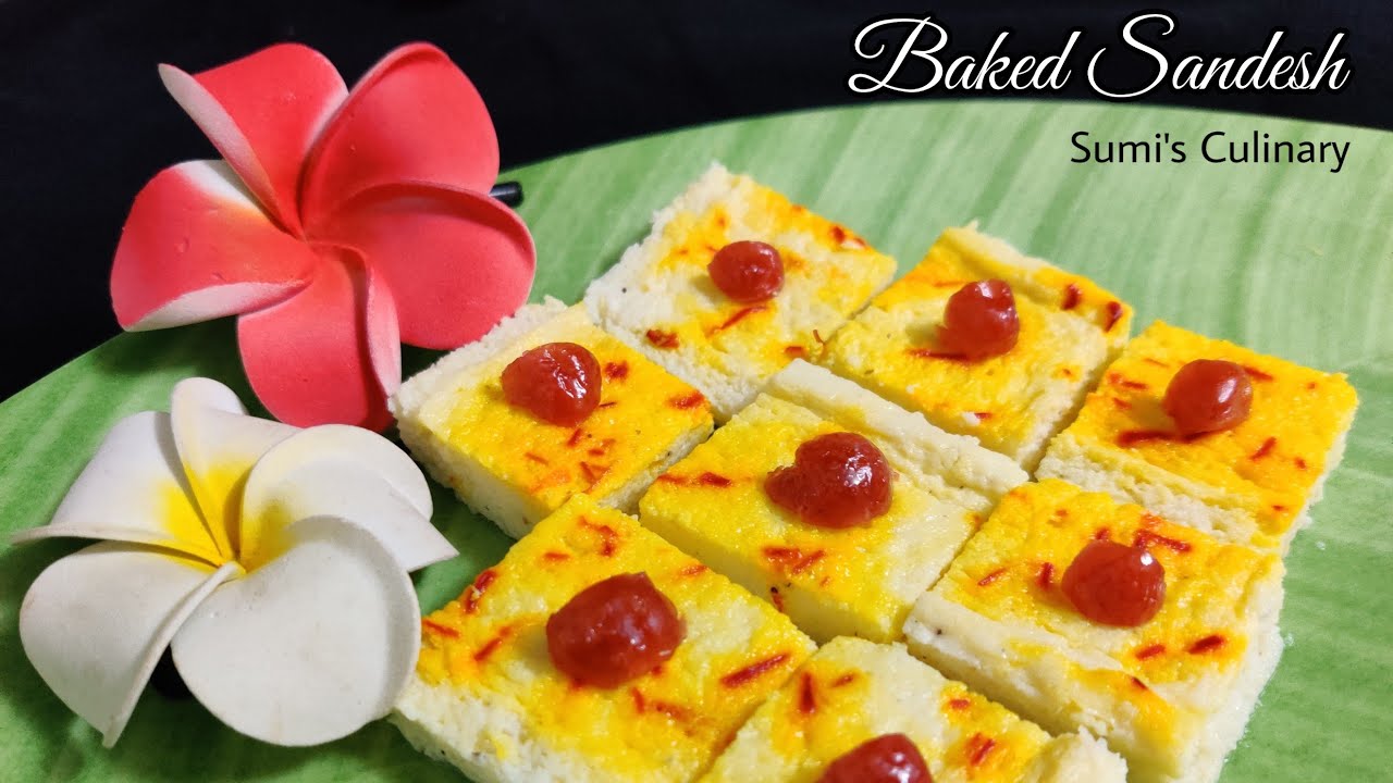 Baked Sandesh / Bhapa Sandesh || Step by Step recipe