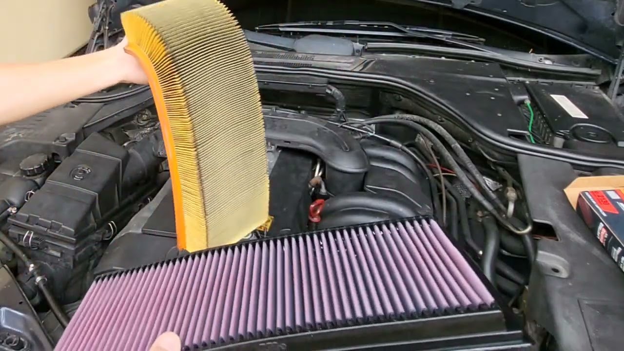 K&N Air Filter - Mercedes W140 M104 S280 S320 life time replacement