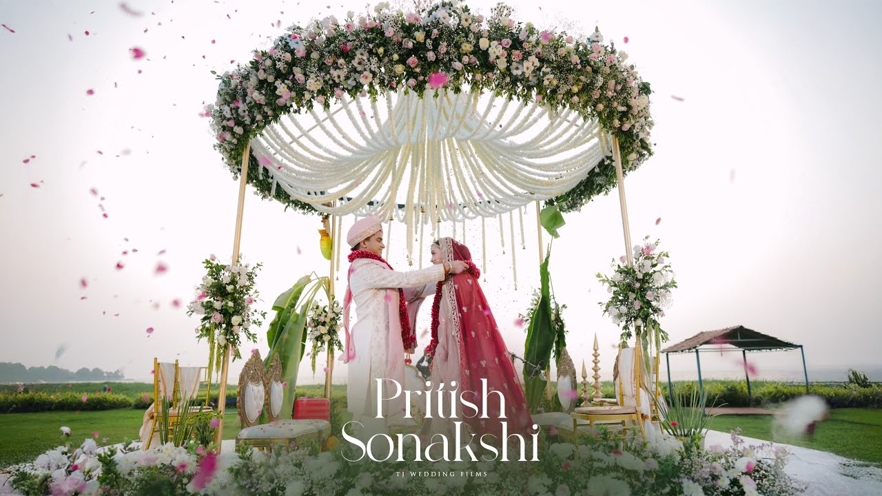 North Indian Wedding in Kerala | Kumarakom Destination Wedding Highlights | Sonaki & Pristish