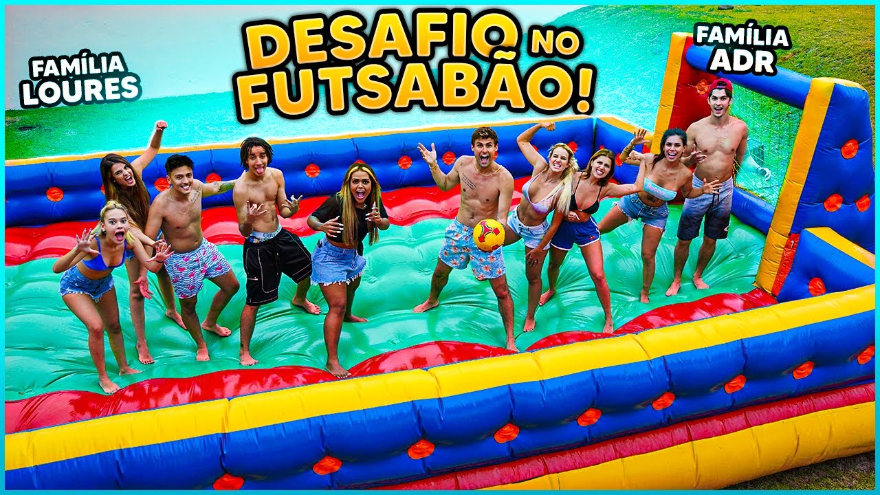 JOGUEI FUTSABÃO COM A FAMÍLIA LOURES E ME SURPREENDI!! ( FAMILIA LOURES VS ADR ) [ REZENDE EVIL ]