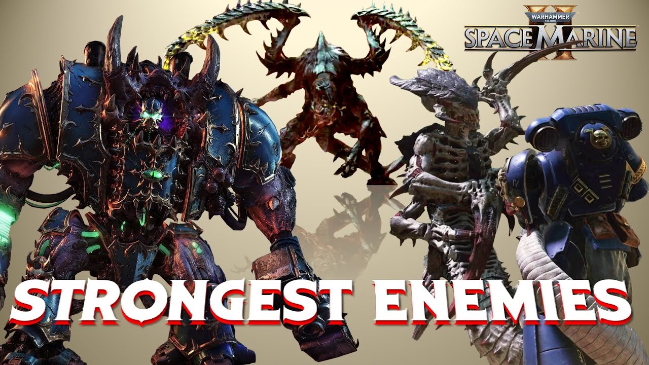 15 Most Powerful Creatures and Enemies in Space Marine 2