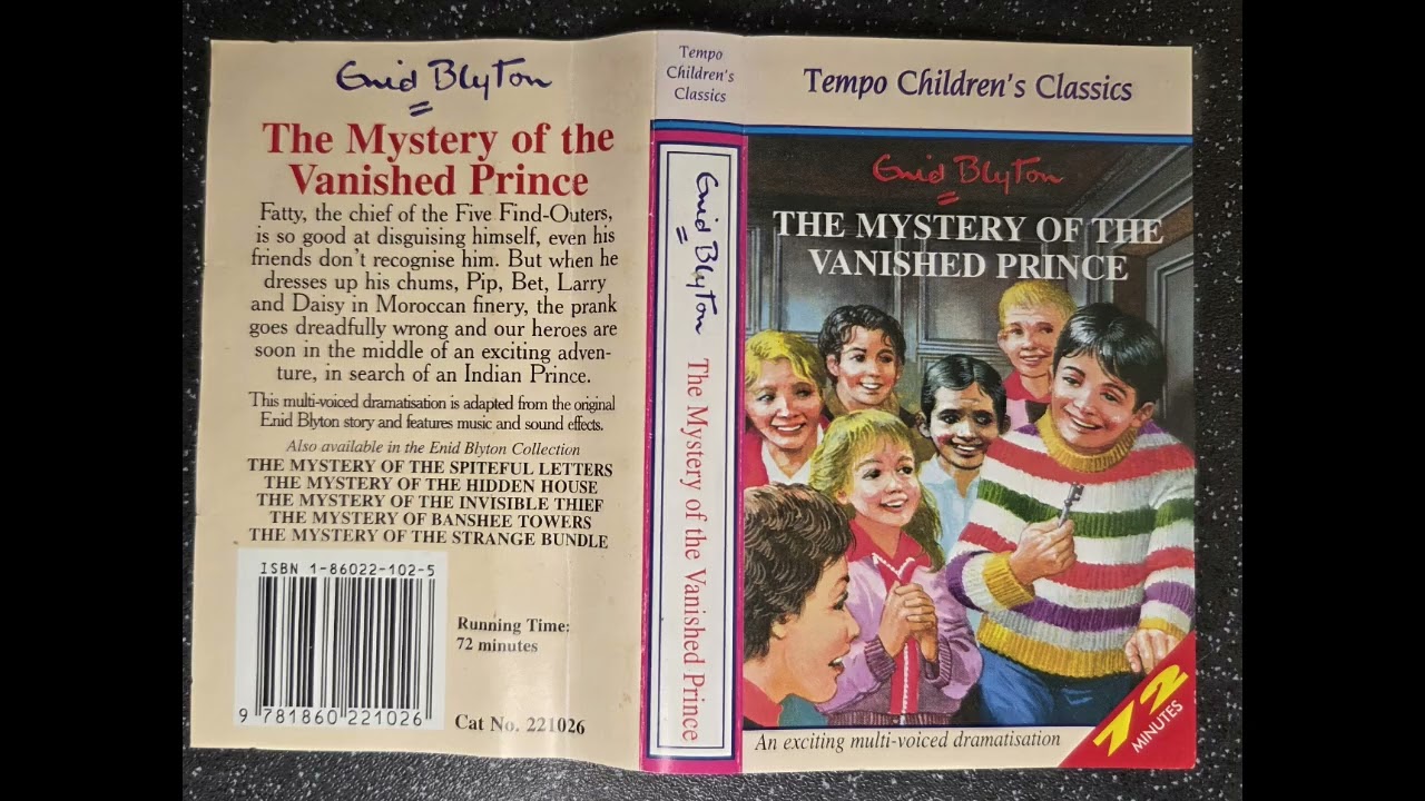 The Mystery of the Vanished Prince Enid Blyton Audiobook Temp Children's Classics