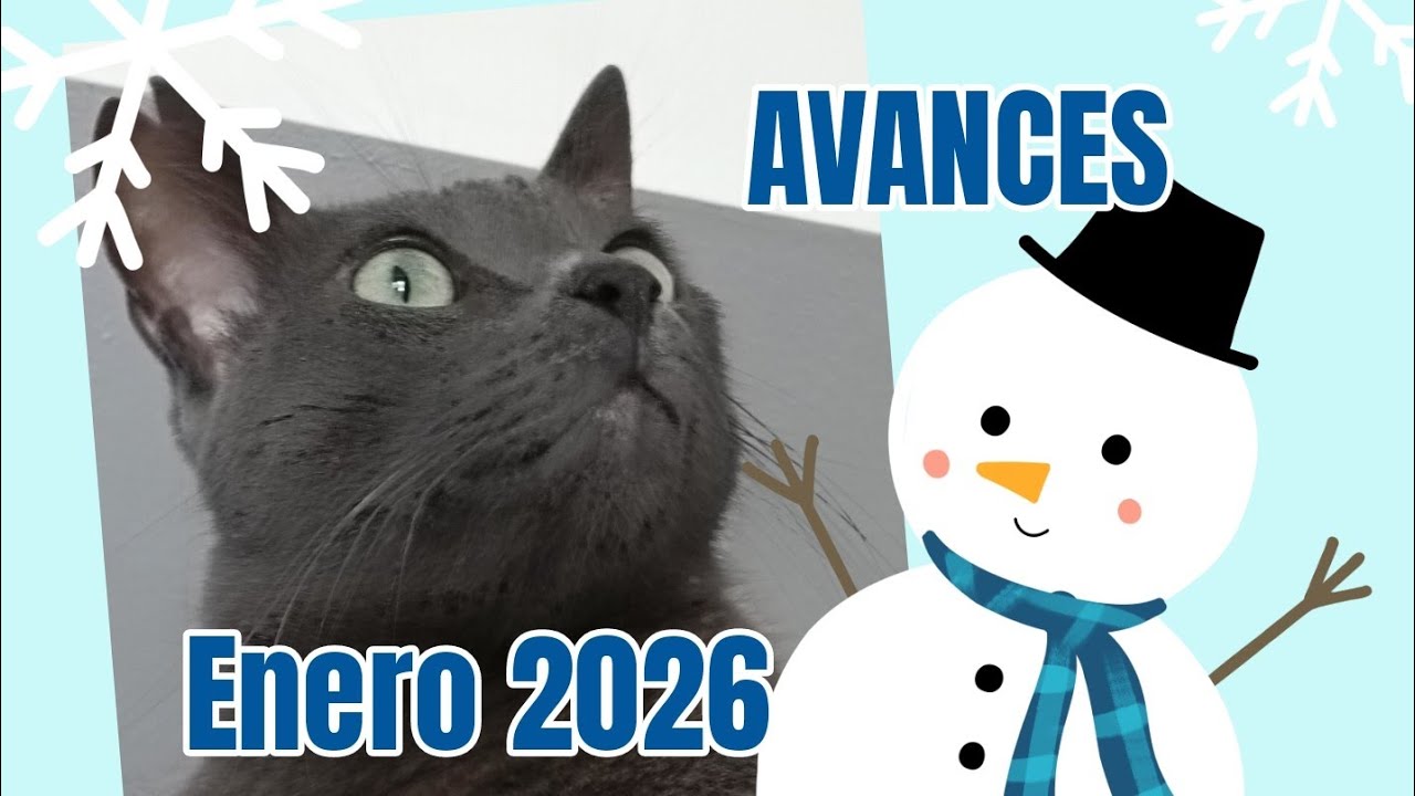 Avances de enero: ¡Empezando el año con fuerza! #puntodecruz #flosstubeenespañol