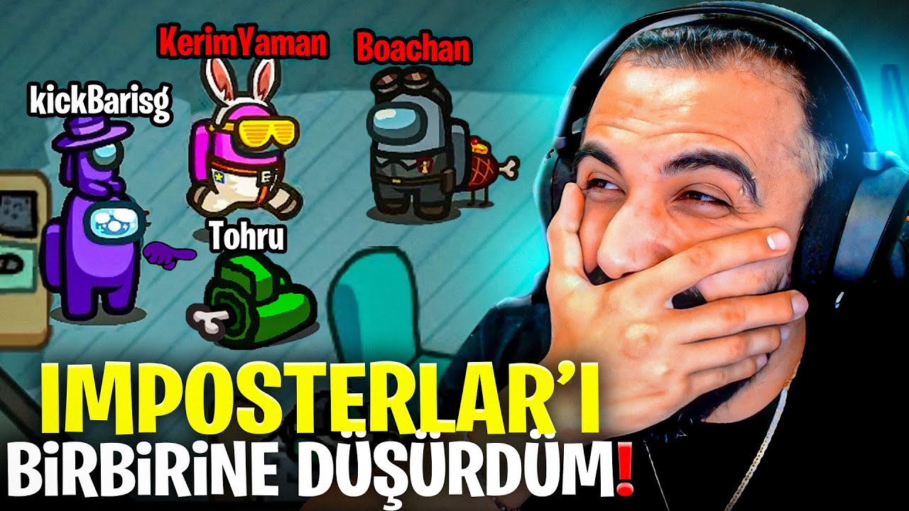 KONUŞTUĞUM HERKES *LDÜ!! IMPOSTERLAR'LA İŞ BİRLİĞİ YAPTIM! | EKİPLE AMONG US | Barış Can