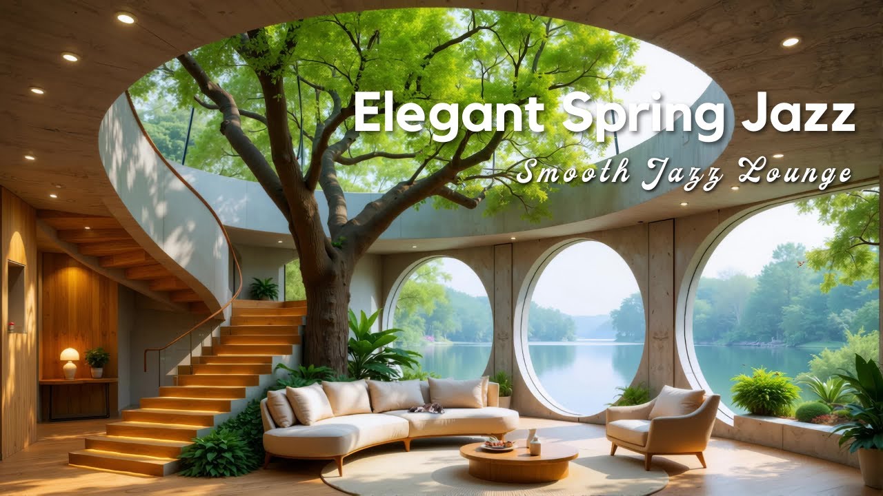 Elegant Spring Jazz -  Smooth Jazz Lounge for a Productive Morning for Work & Study