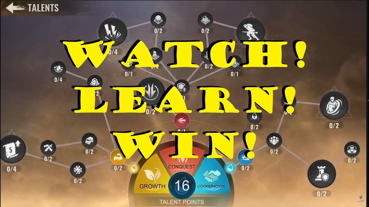 Watch! Learn! Win! RR Talents Guide!