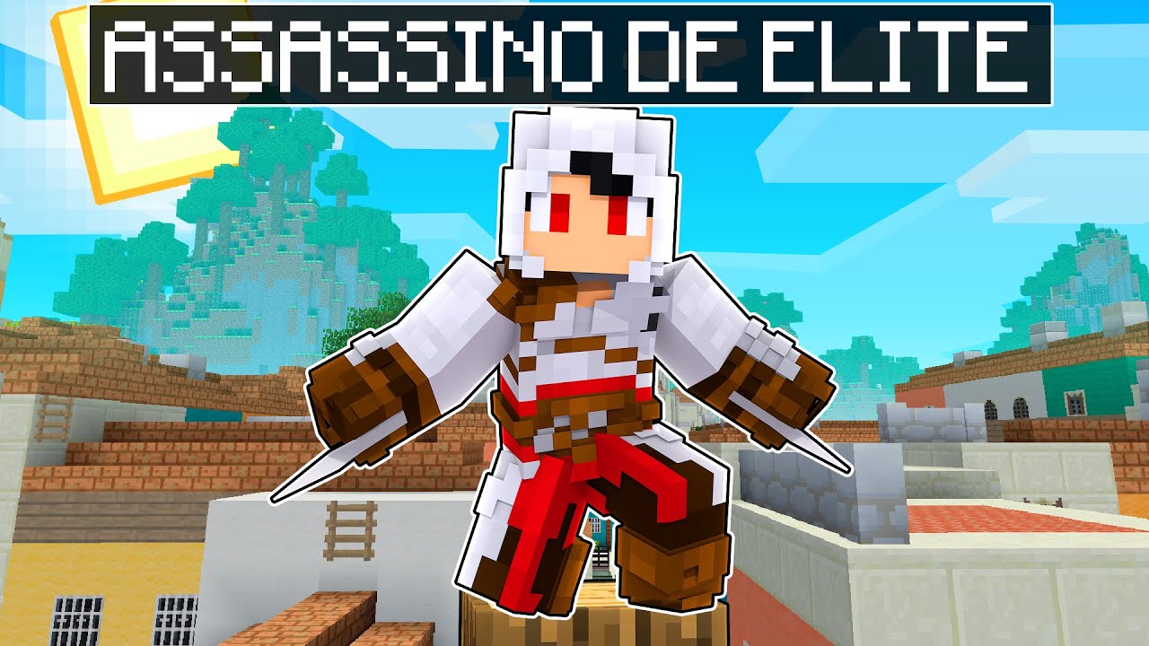 P3DRU virou um ASSASSINO DE ELITE no Minecraft