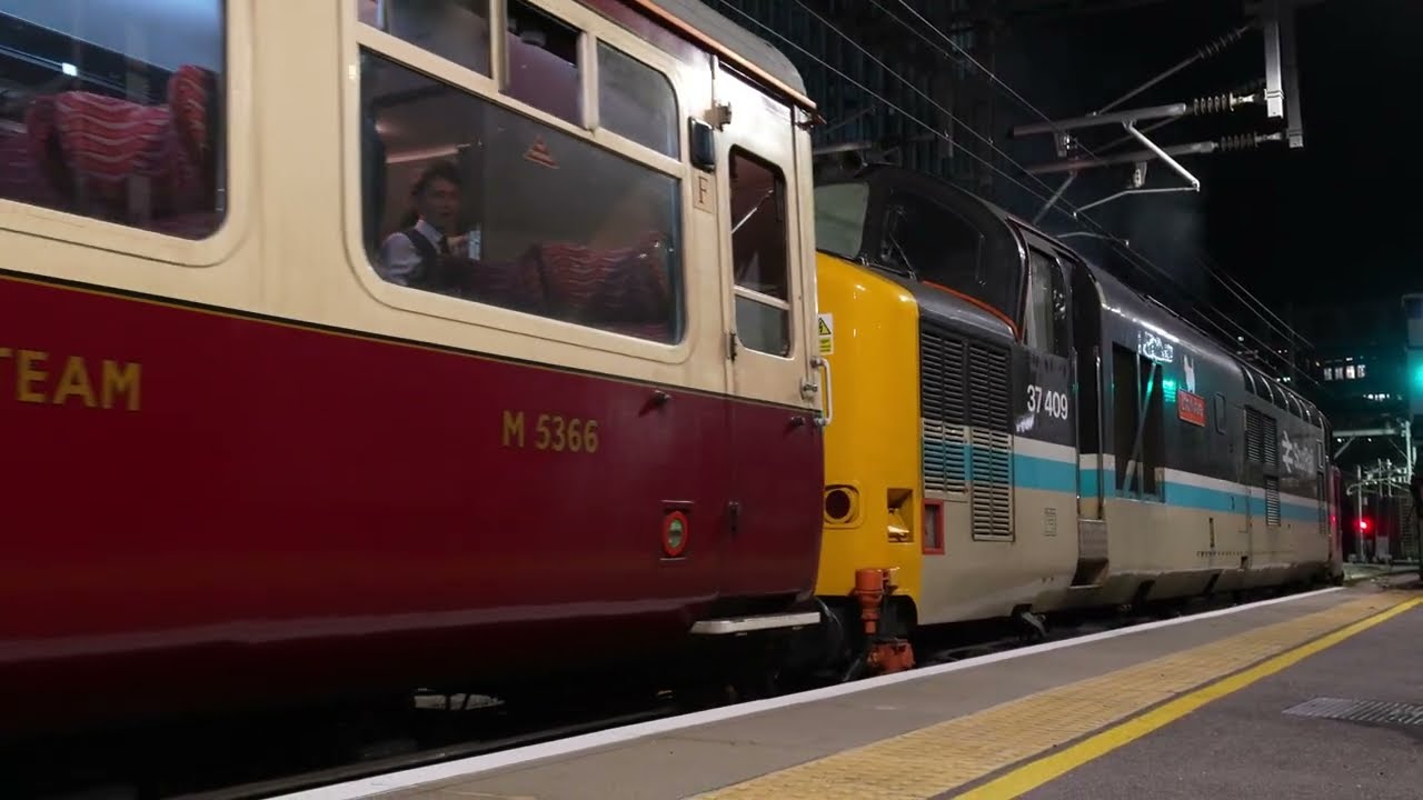 Class 37 + Class 57 Railtour Rumbles around the ECML South before heading home! | 30/11/2025